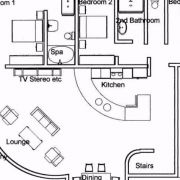 The Penthouse floorplan
